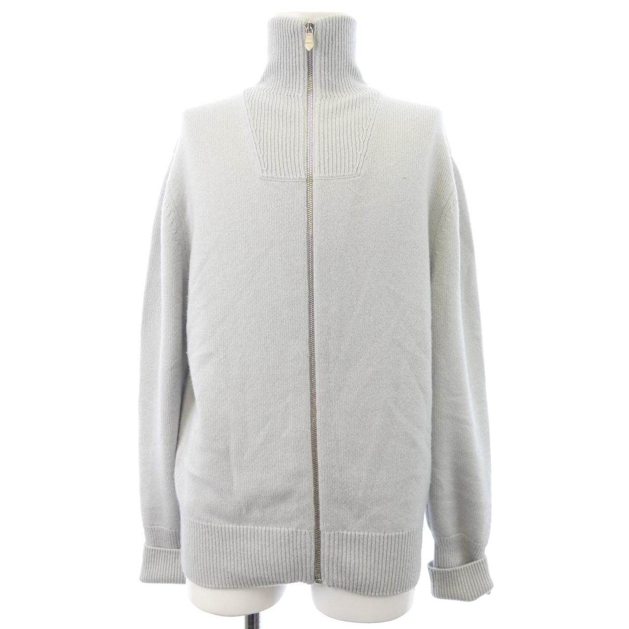 エルメス カシミヤ100%カーディガン