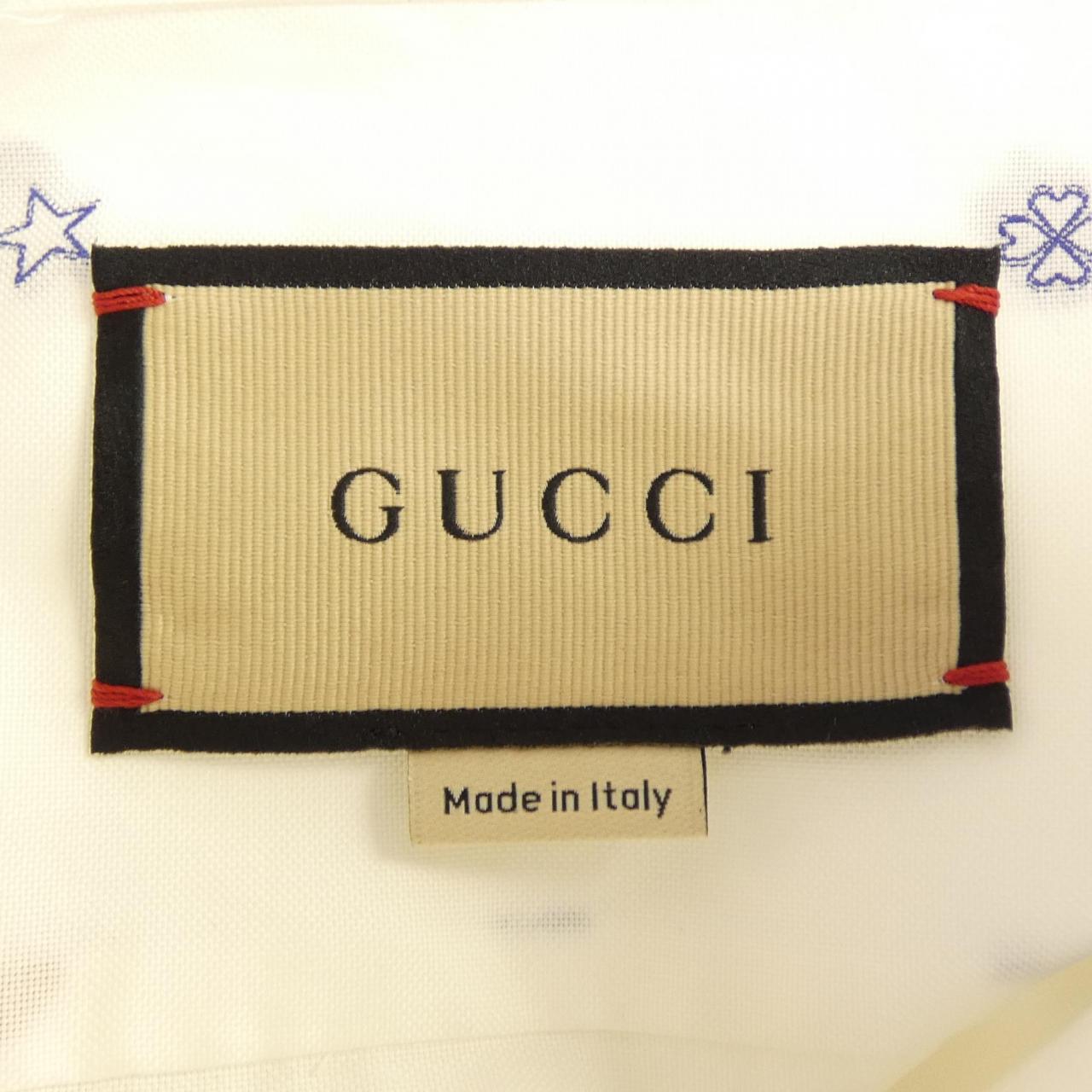 グッチ コットンシャツ