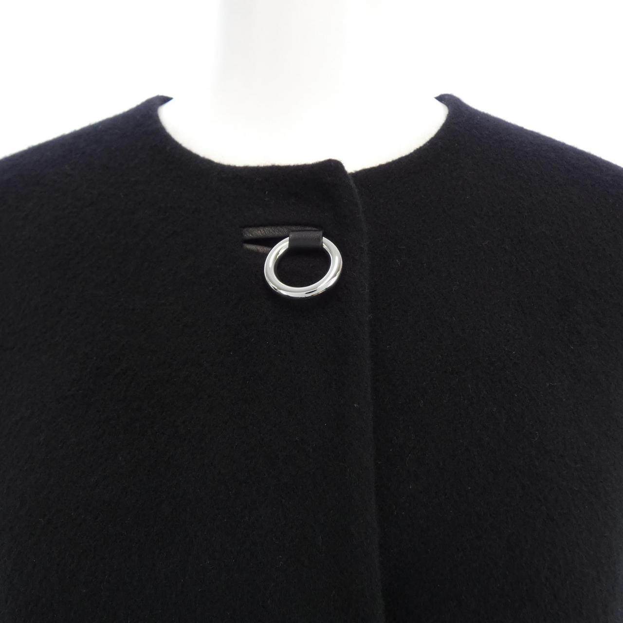 エルメス ダブルフェイス カシミヤロングジレ