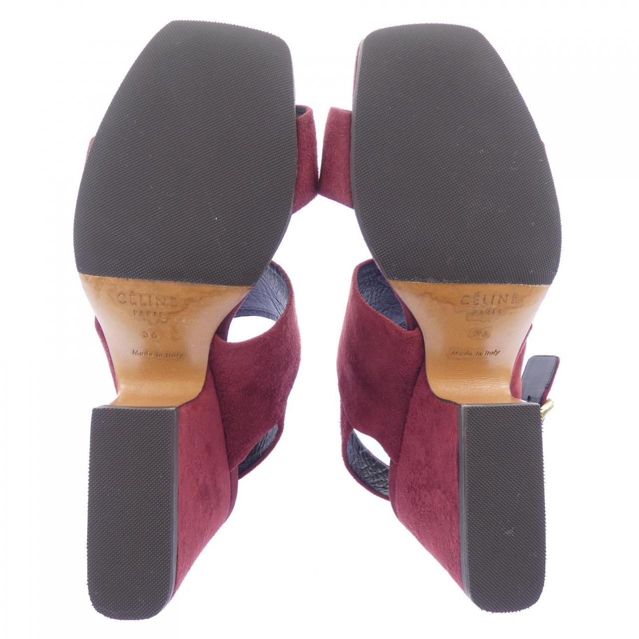 セリーヌ レザーサンダル