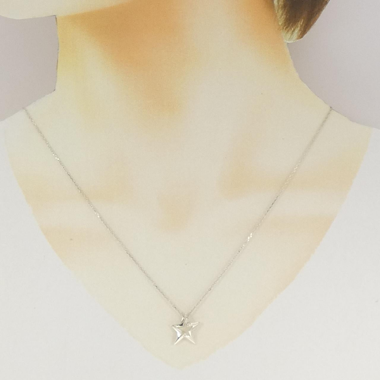 スタージュエリー 925シルバー ダイヤモンドネックレス