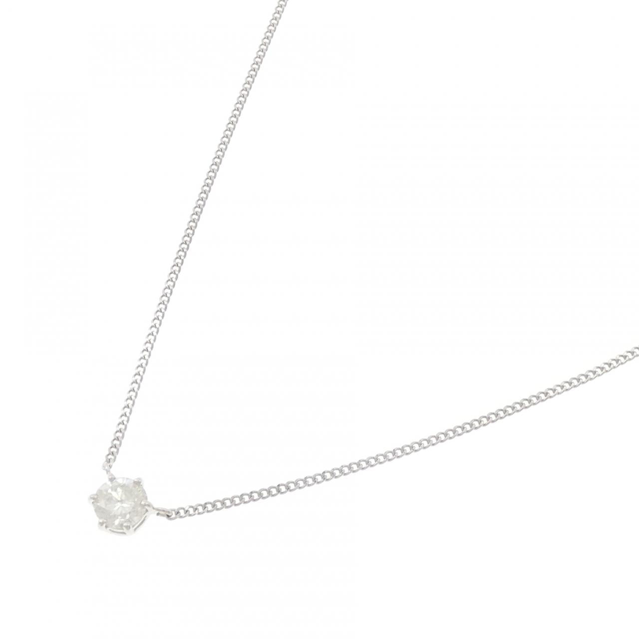 PT850 プラチナ 0.70CT ダイヤモンドネックレス