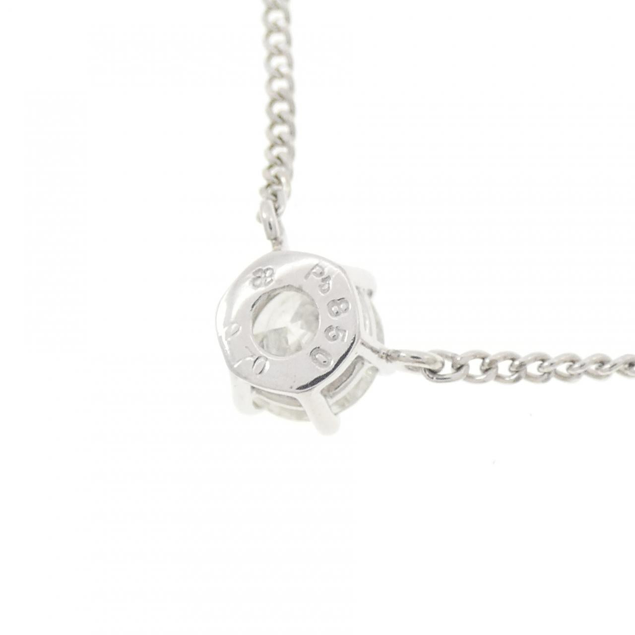 PT850 プラチナ 0.70CT ダイヤモンドネックレス