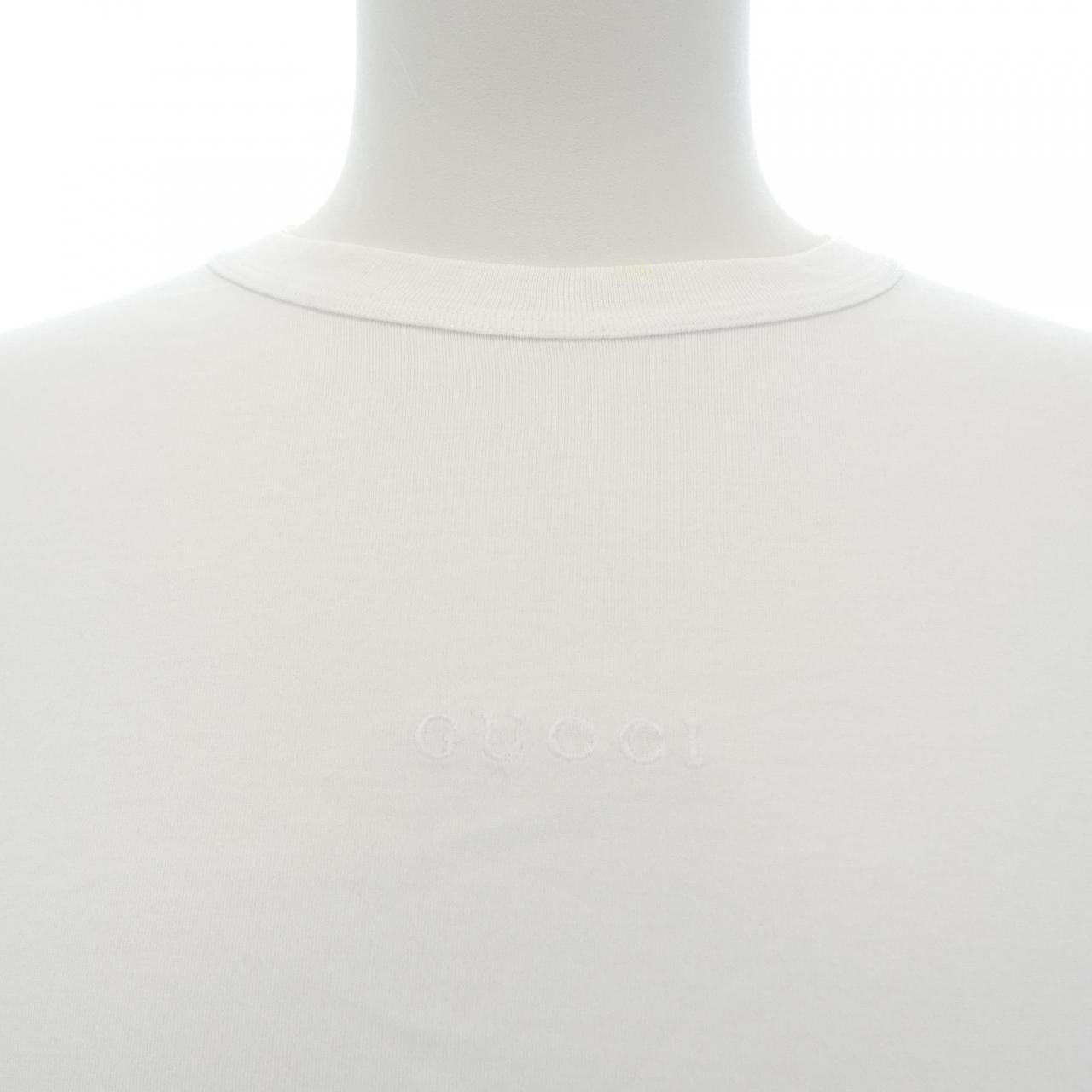 グッチ エンブロイダリー コットンTシャツ