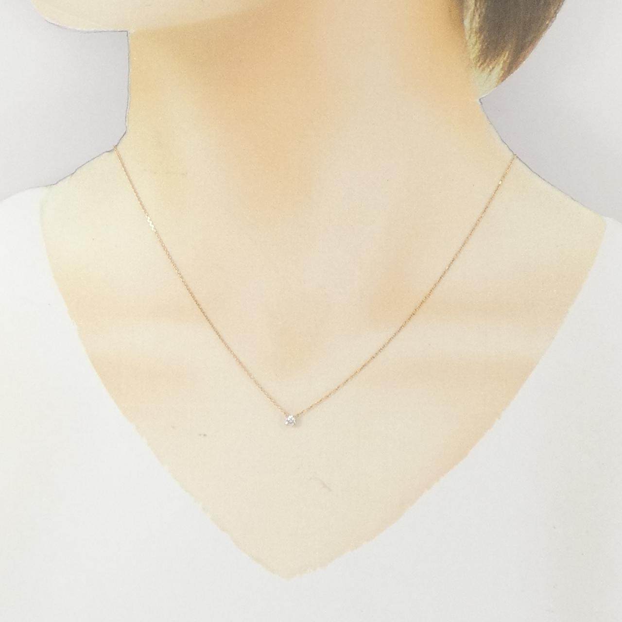 ヨンドシー Au750 ダイヤモンドネックレス