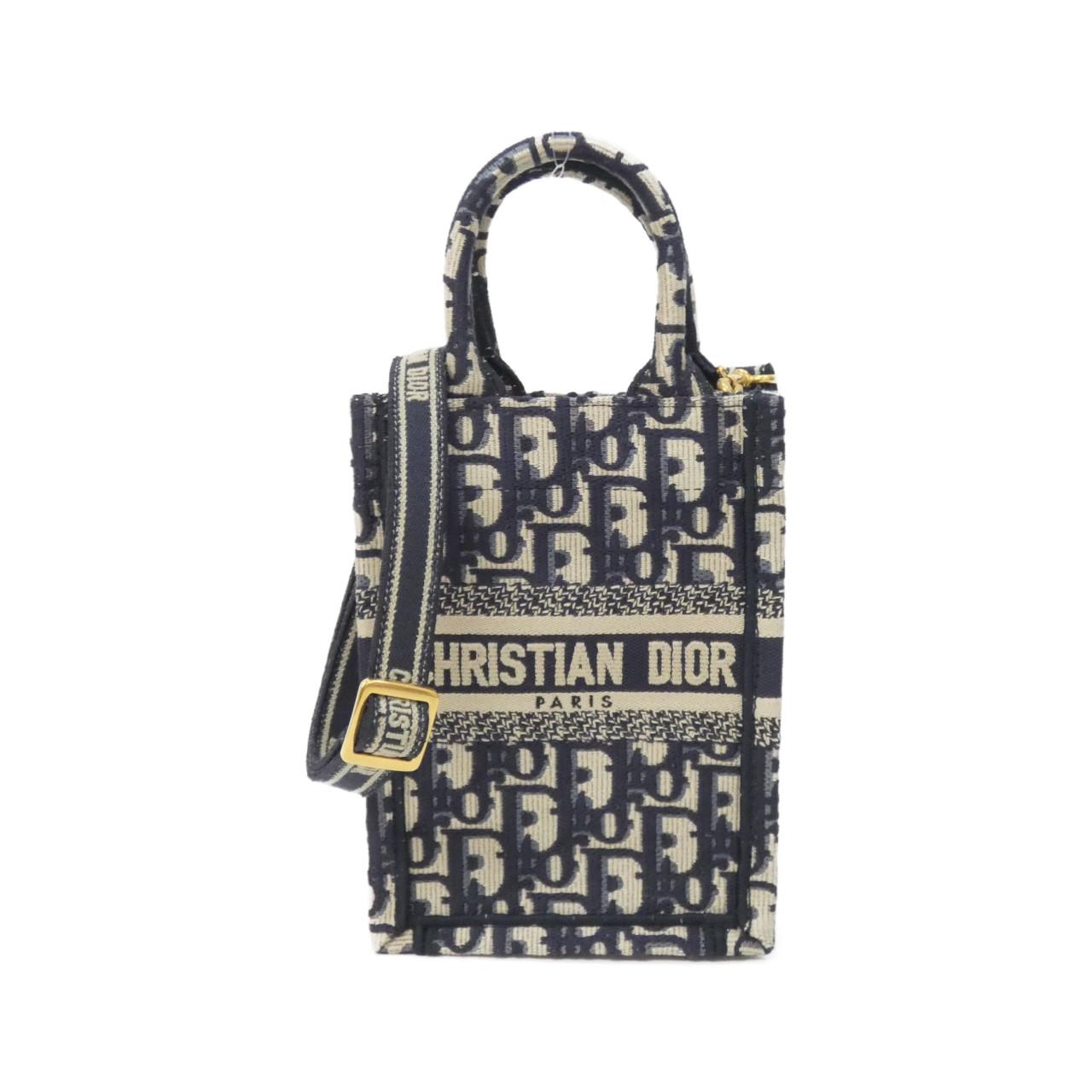 クリスチャンディオール DIOR OBLIQUE キャンバスミニバーティカルトートバッグ