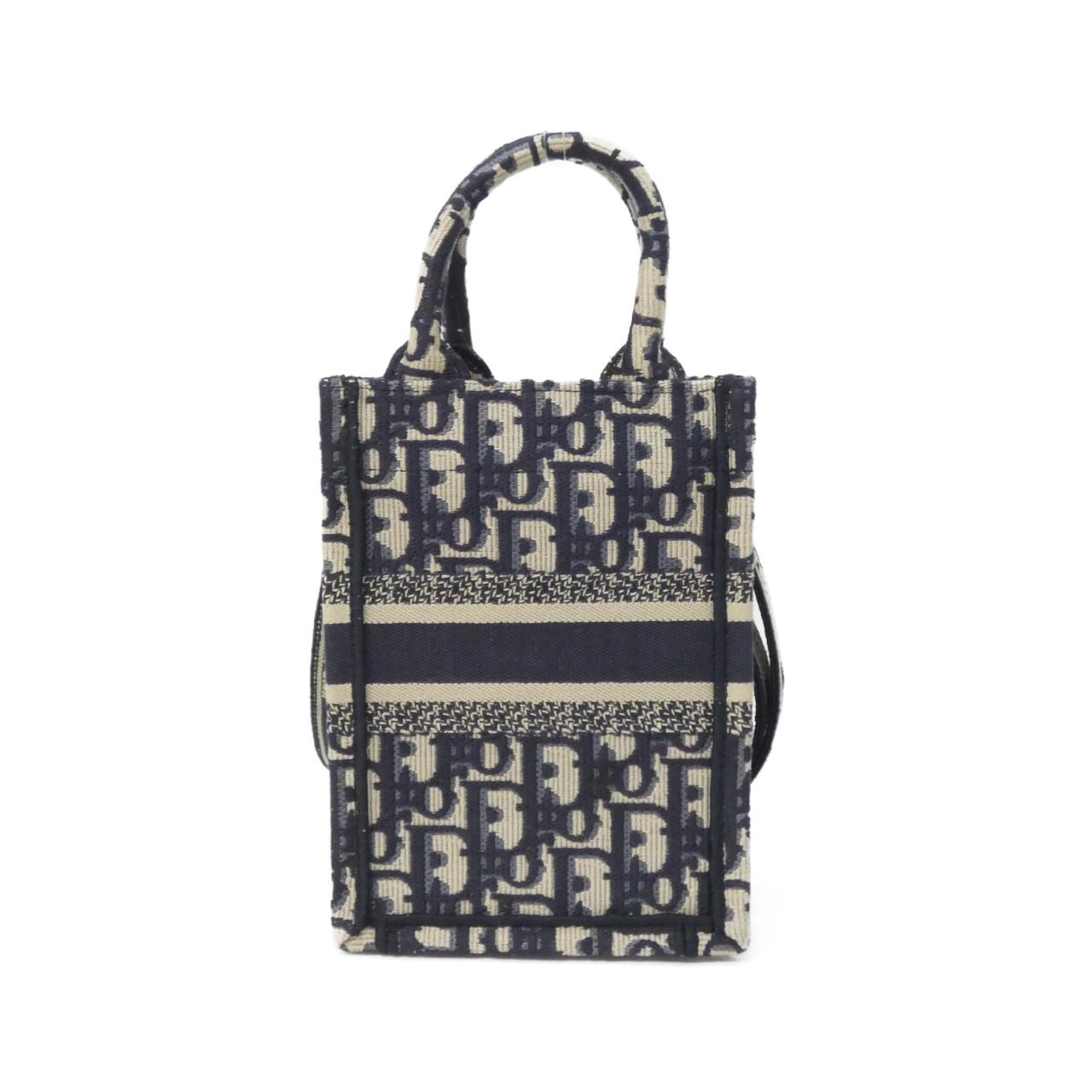 クリスチャンディオール DIOR OBLIQUE キャンバスミニバーティカルトートバッグ
