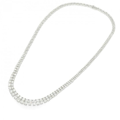 プラチナ850 10.00CTダイヤモンドネックレス