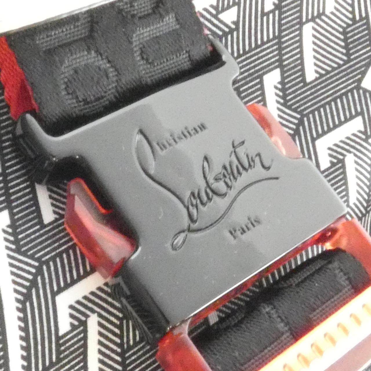 クリスチャンルブタン LOUBICLIC ナイロン レザー バッグ