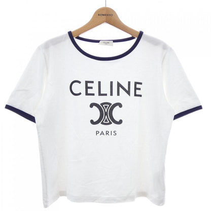 セリーヌ CELINE PARIS トリオンフ コットンTシャツ