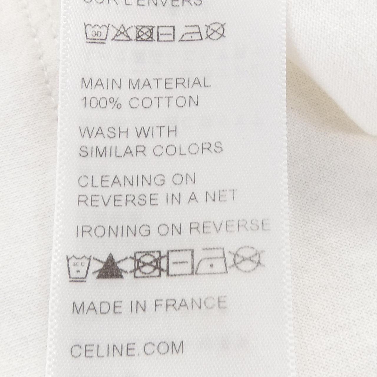 セリーヌ CELINE PARIS トリオンフ コットンTシャツ