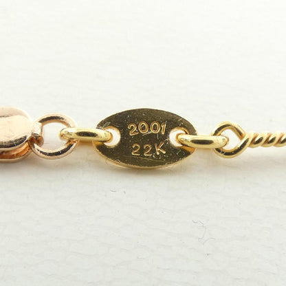 クロムハーツ TWIST CHAIN T18 22K ネックレス