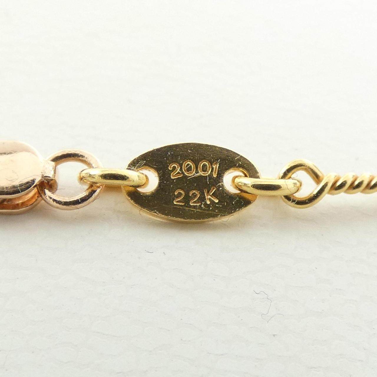 クロムハーツ TWIST CHAIN T18 22K ネックレス