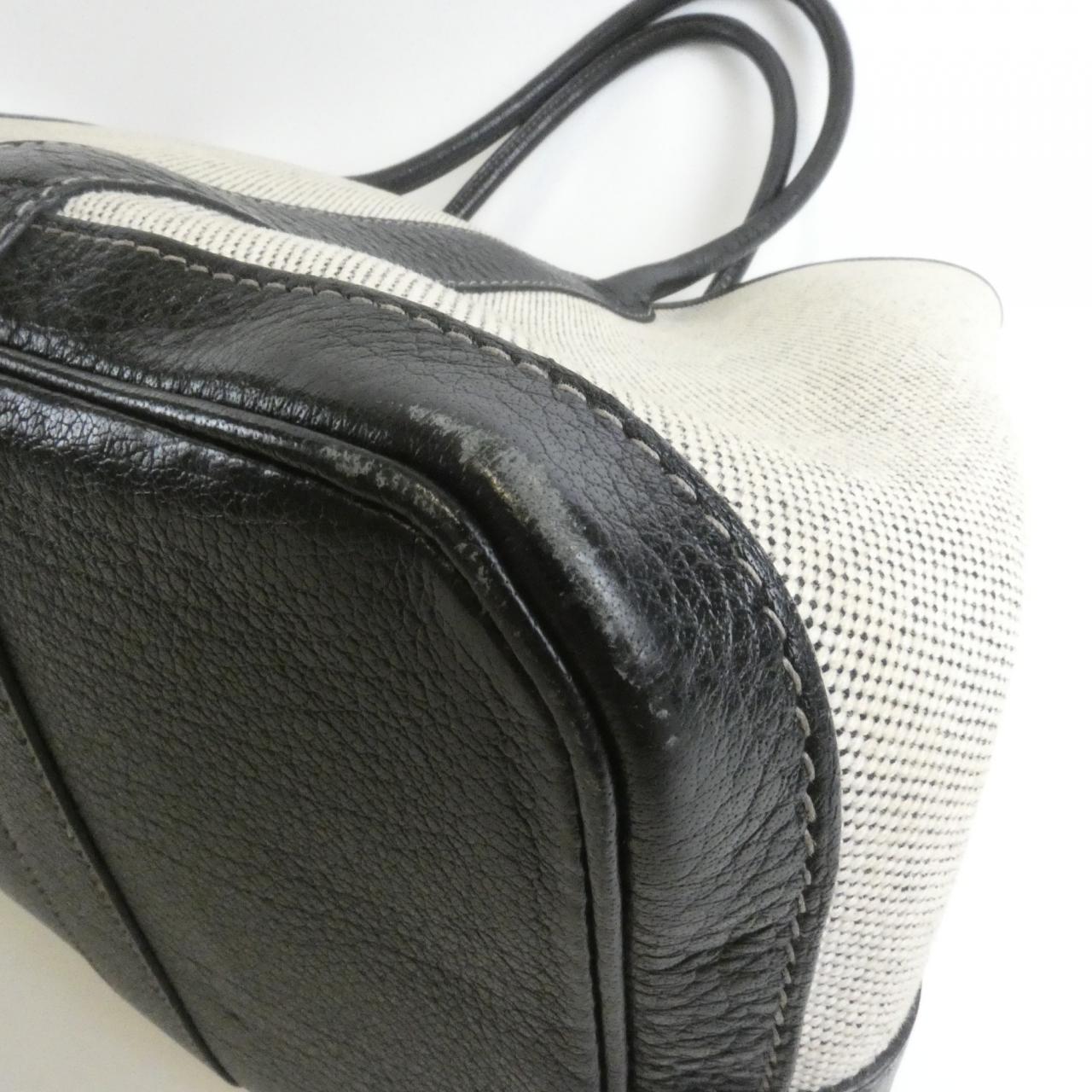 エルメス ガーデンパーティ36cm トワルアッシュ ブッフルスキッパー トートバッグ