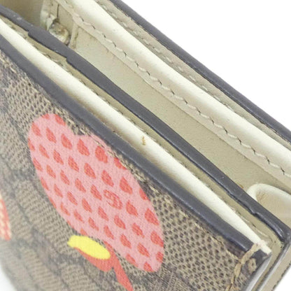 グッチ GGスプリームキャンバス 二つ折り財布