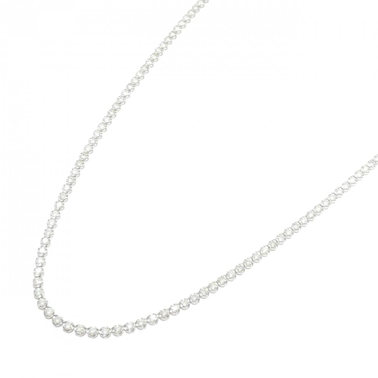 PT900 プラチナ ダイヤモンド ネックレス 10.01CT