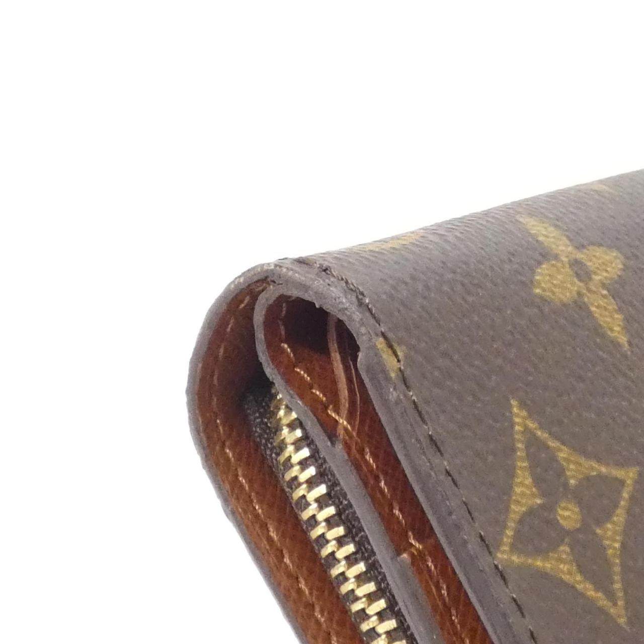 ルイヴィトン モノグラム コンパクトジップ 二つ折り財布