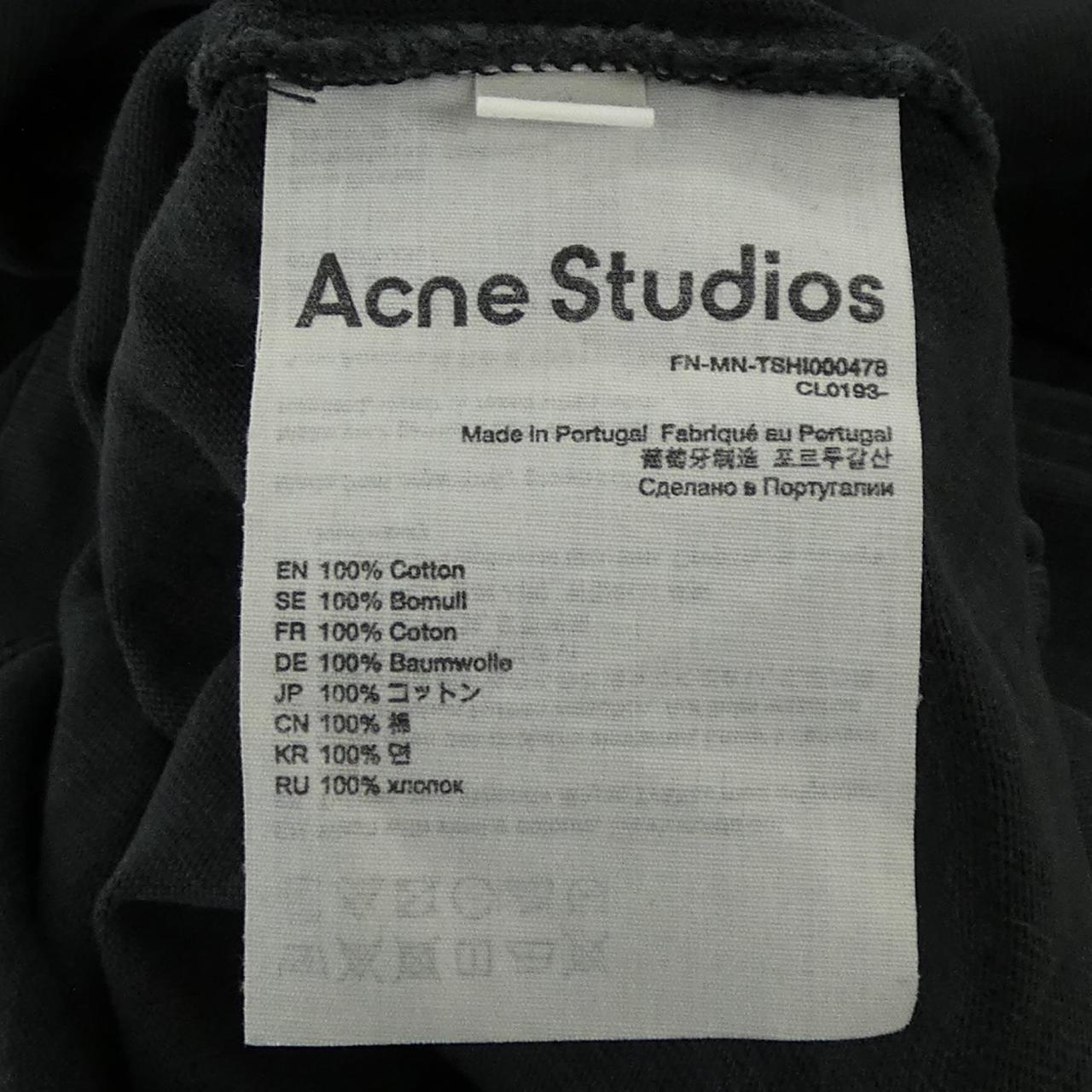 アクネストゥディオズ コットンTシャツ