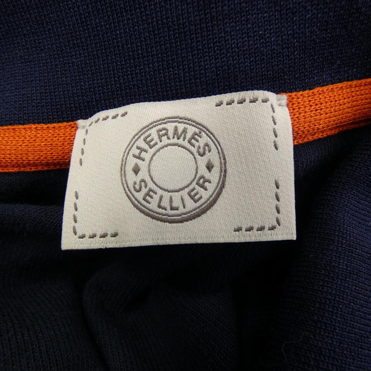 エルメス クルードセル コットンポリエステルシャツ