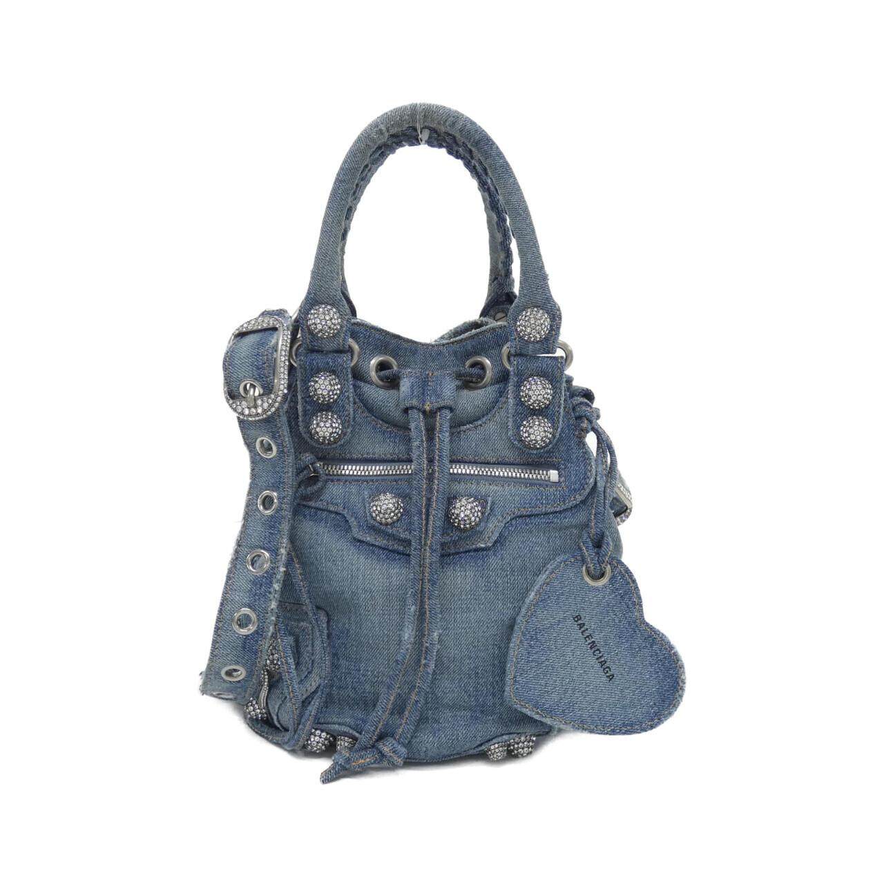 バレンシアガ LE CAGOLE BUCKET デニムバッグ