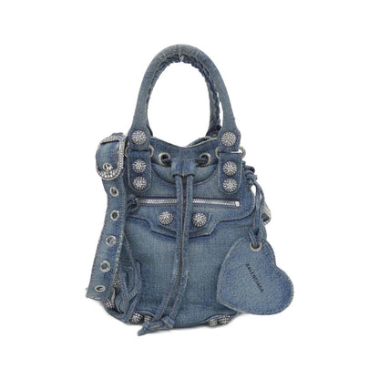 バレンシアガ LE CAGOLE BUCKET デニムバッグ