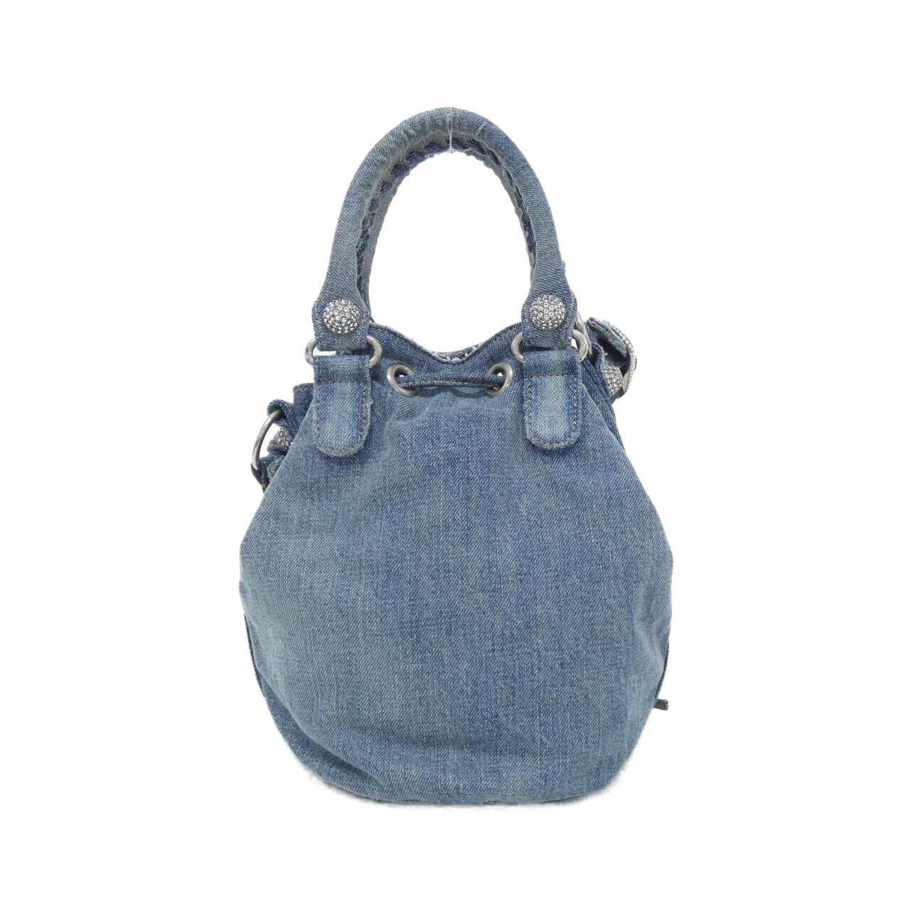 バレンシアガ LE CAGOLE BUCKET デニムバッグ