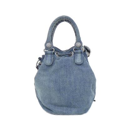 バレンシアガ LE CAGOLE BUCKET デニムバッグ
