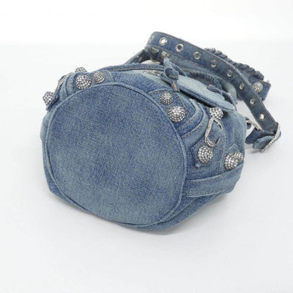 バレンシアガ LE CAGOLE BUCKET デニムバッグ