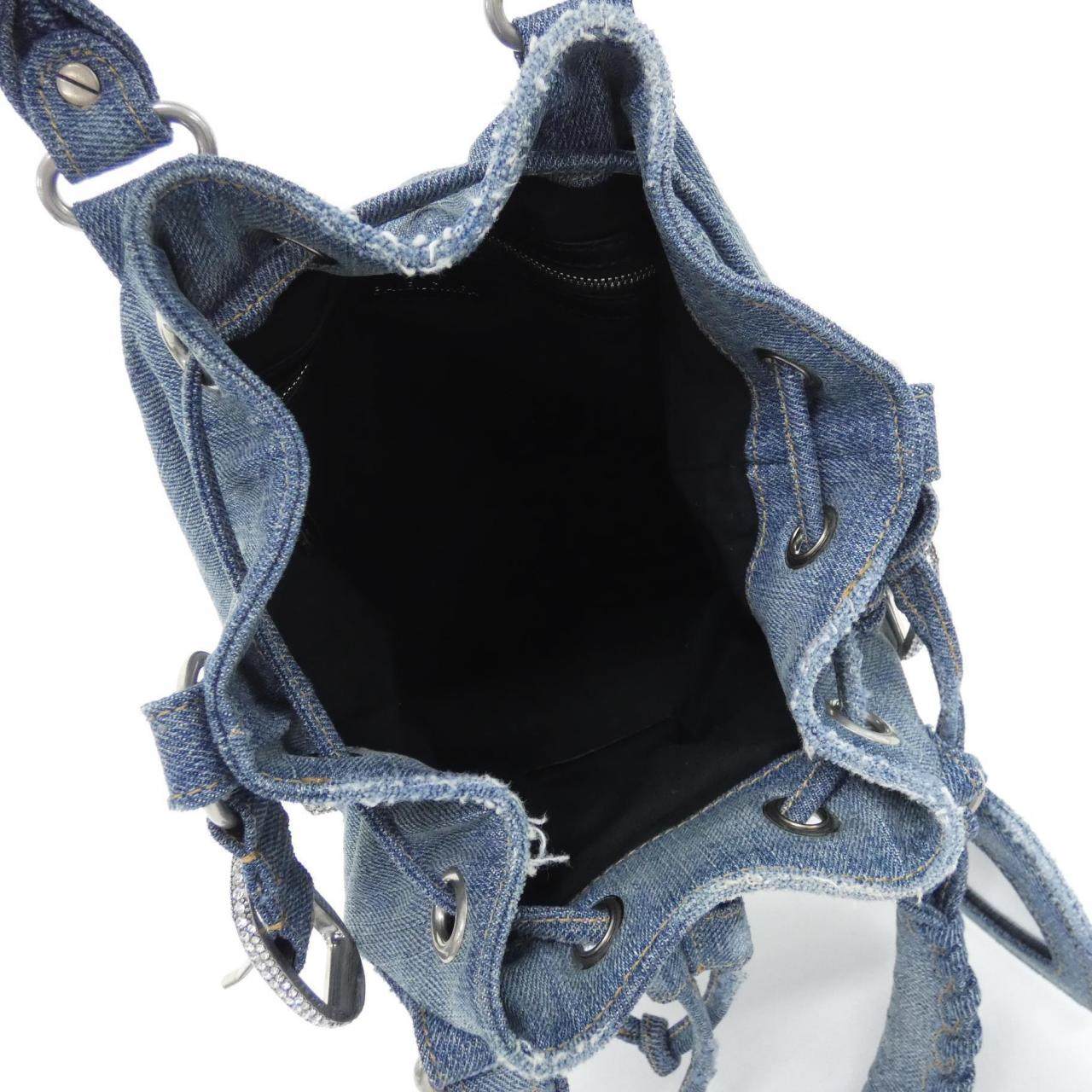 バレンシアガ LE CAGOLE BUCKET デニムバッグ