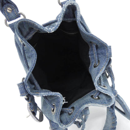 バレンシアガ LE CAGOLE BUCKET デニムバッグ