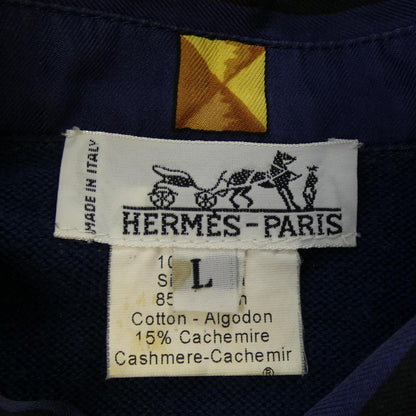 エルメス LES CLES シルクコットンカシミヤ トップス