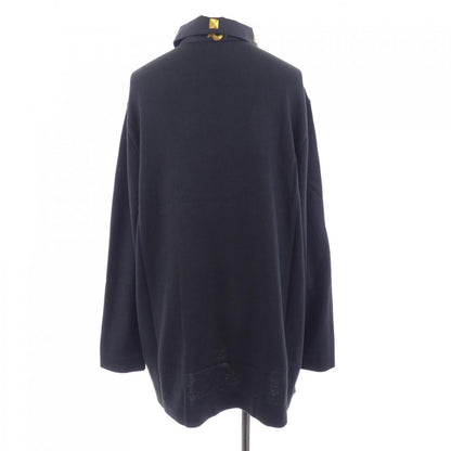 エルメス LES CLES シルク コットンカシミヤ トップス