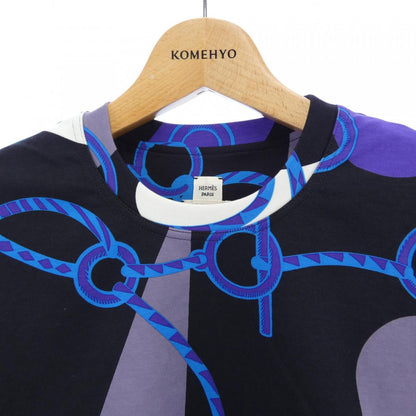 エルメス FIGURE ARTISTIQUE コットンTシャツ