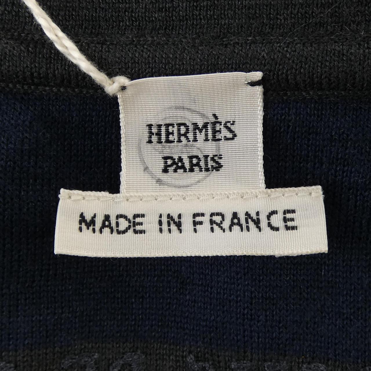 エルメス HARNAIS DE COUR BANDANA シルクカシミヤニット サイズ34