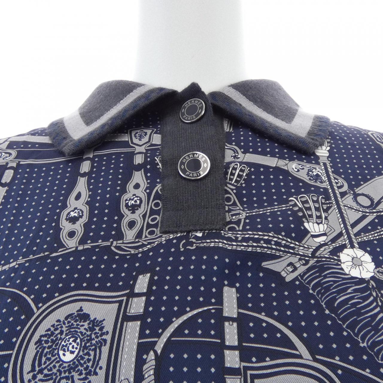 エルメス HARNAIS DE COUR BANDANA シルクカシミヤニット サイズ34