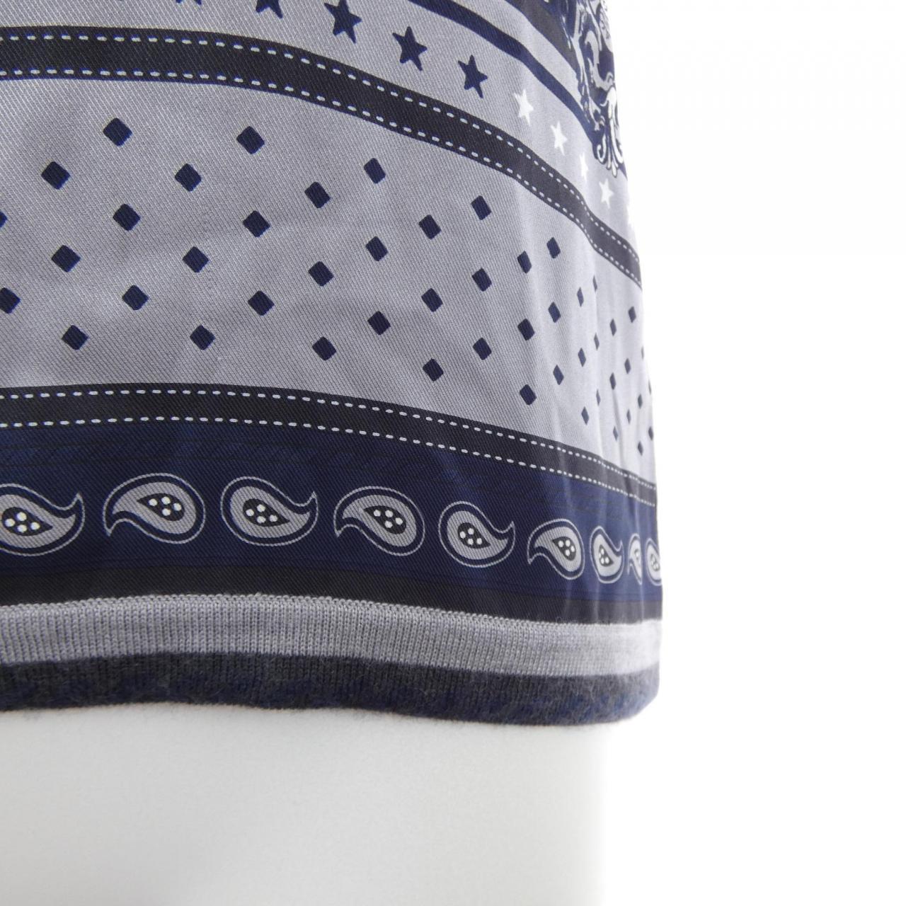 エルメス HARNAIS DE COUR BANDANA シルクカシミヤニット サイズ34
