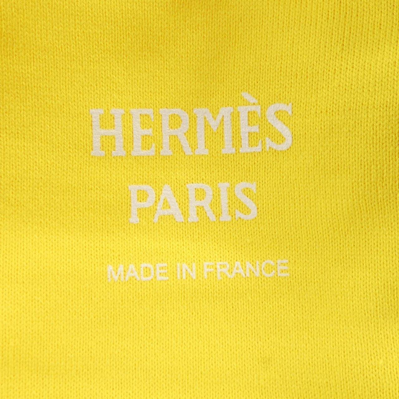 エルメス LA PROMENADE DU MATIN コットンTシャツ