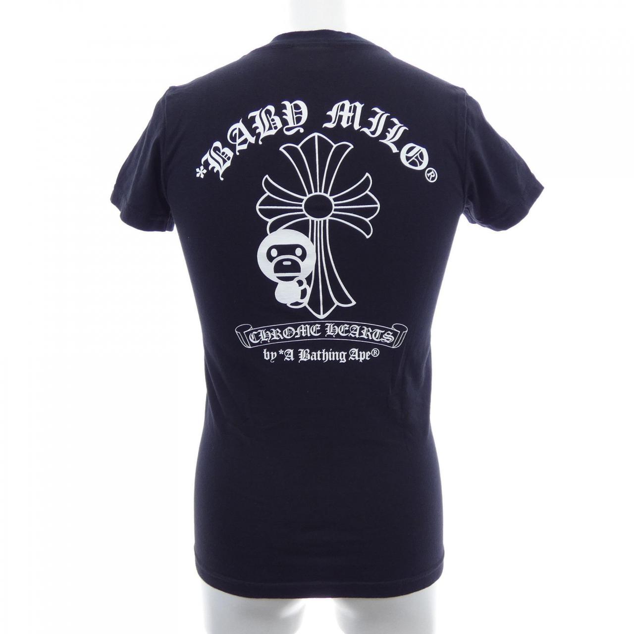 クロムハーツ A BATHING APE HORSE SHOE コットンTシャツ