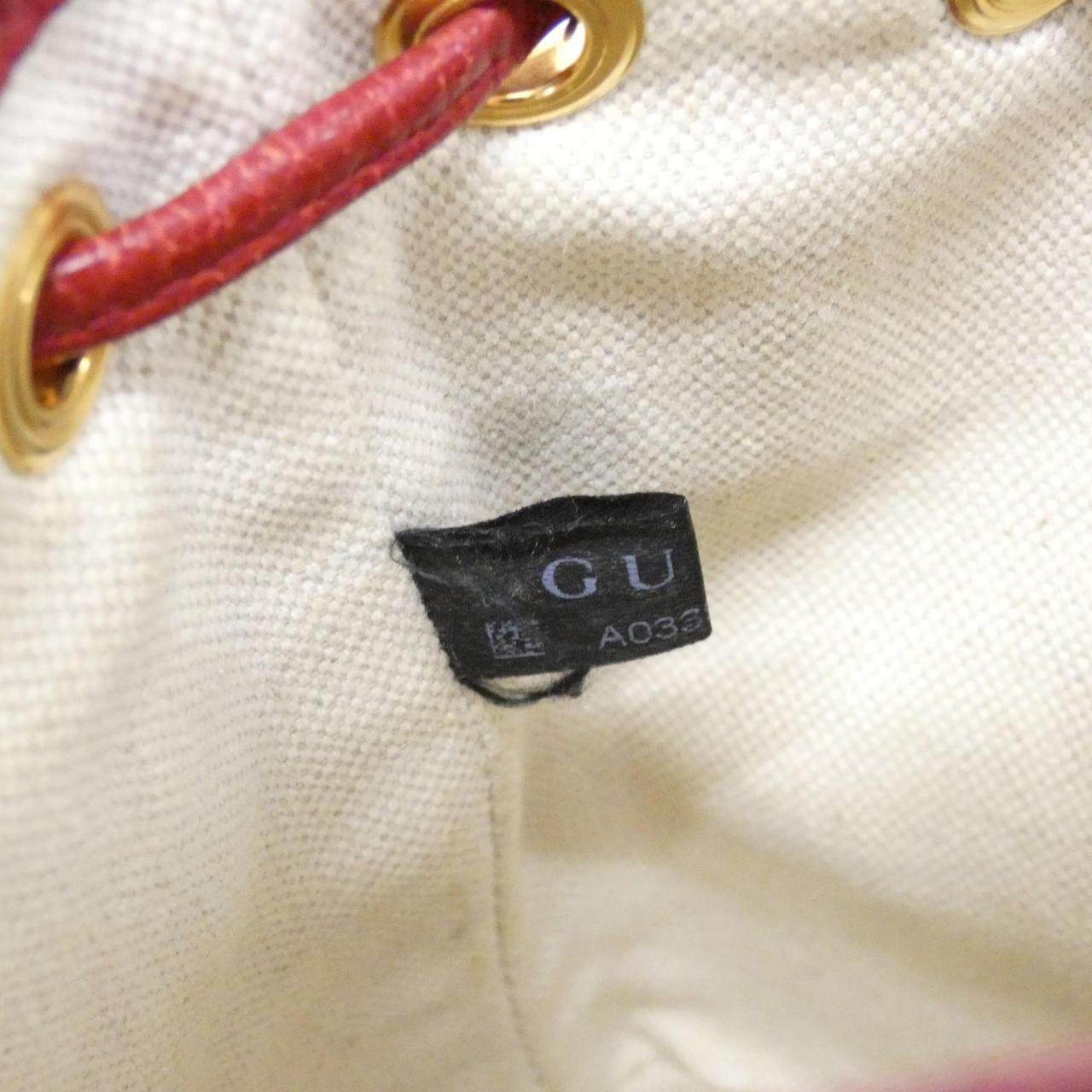 グッチ ミニGGスプリームキャンバス レザー ショルダーバッグ 限定