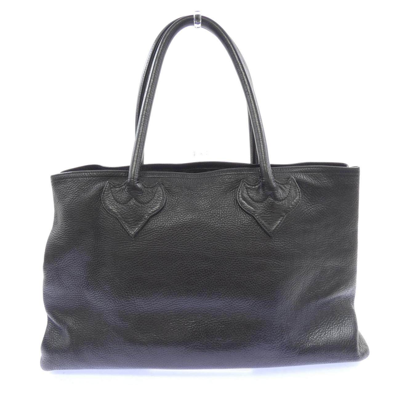 クロムハーツ TOTE W/SNP BS FLUER レザートートバッグ
