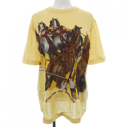 エルメス ATTELAGE EN ARBALETE コットンTシャツ