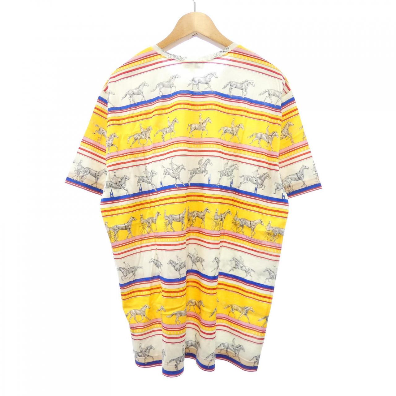 エルメス SEQUENCE コットン Tシャツ