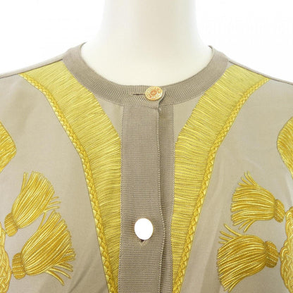 エルメス POSTE ET CAVALERIE シルクカーディガン