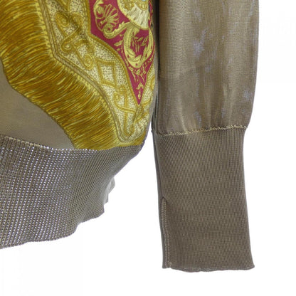 エルメス POSTE ET CAVALERIE シルクカーディガン