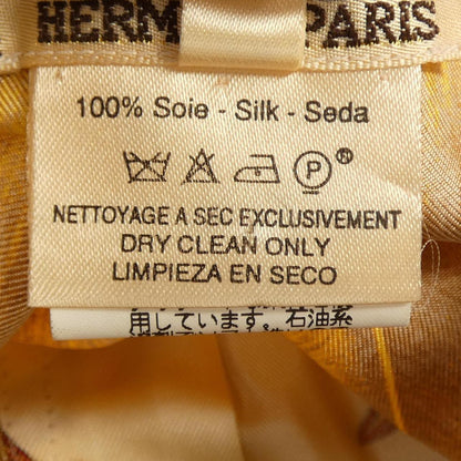 エルメス PASSIFLORES シルクシャツ40