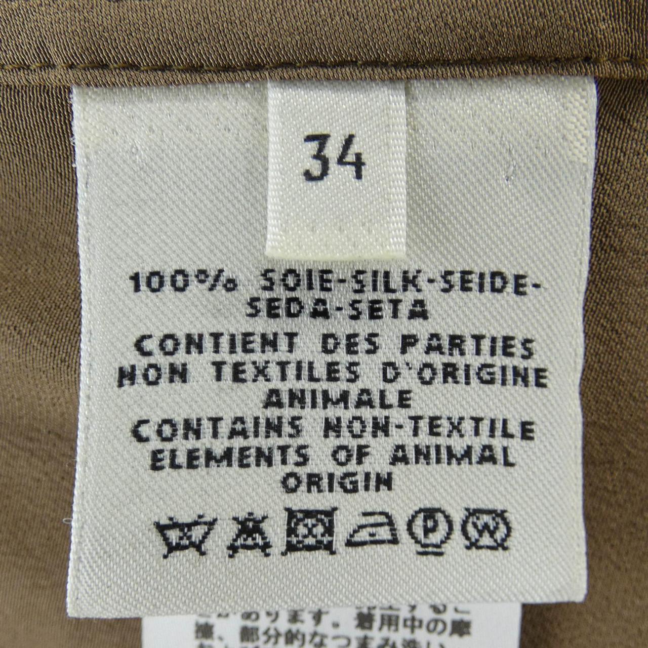 エルメス シルクワンピース