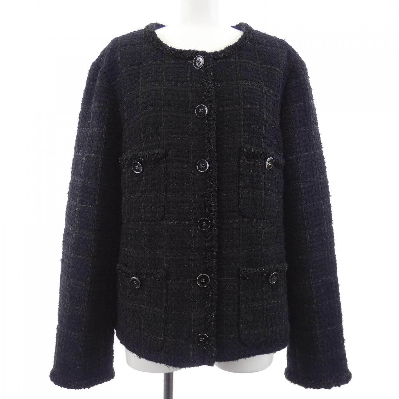 シャネル LOOK56 ウールノーカラージャケット