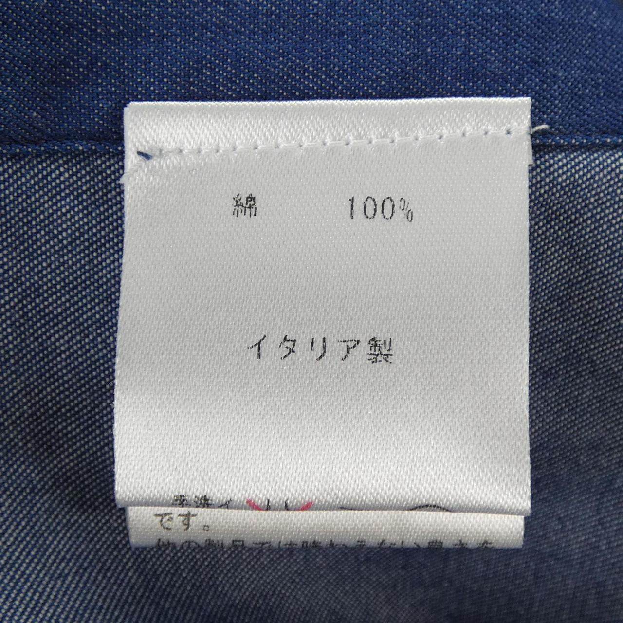 フィナモレ コットン半袖シャツ