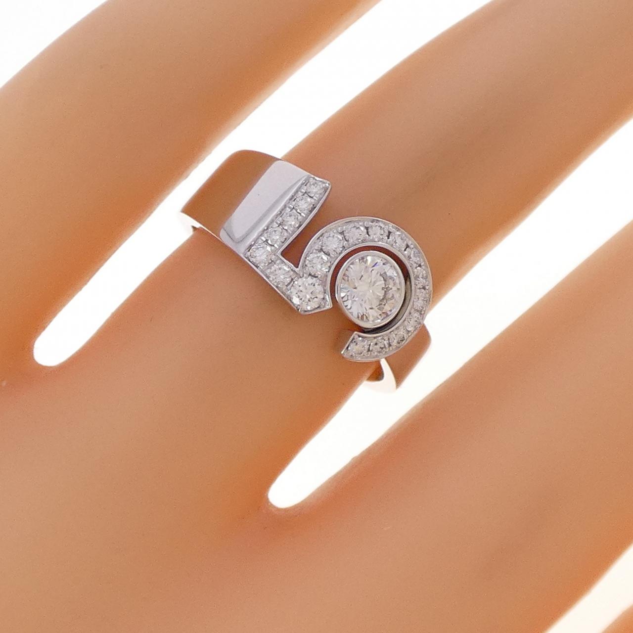 シャネル エターナル シャネル N°5 750ホワイトゴールド ダイヤモンド リング 11号