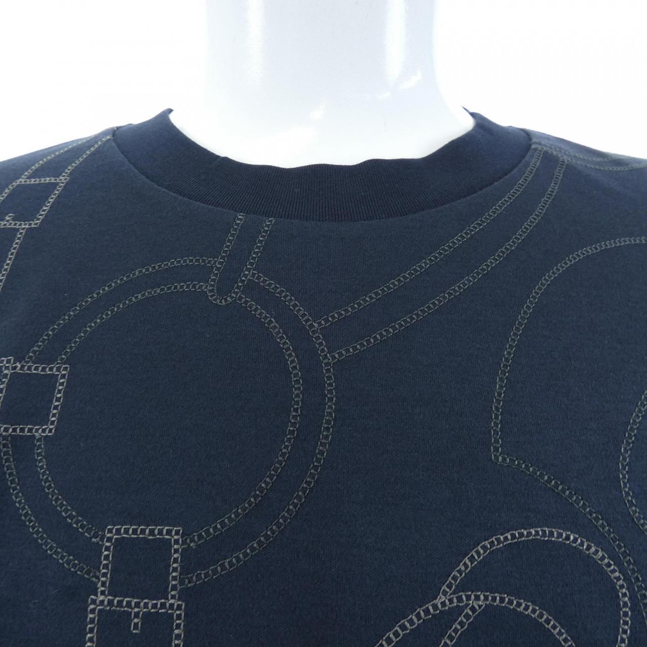 エルメス エプロンドールモザイク コットンTシャツ